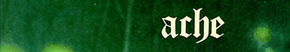 ACHE logo - Green Man, 1970