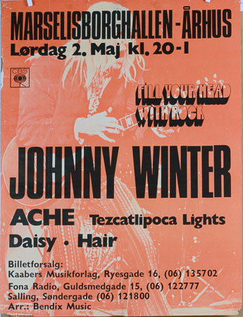 Texcatlipoca performing with ACHE, 1970